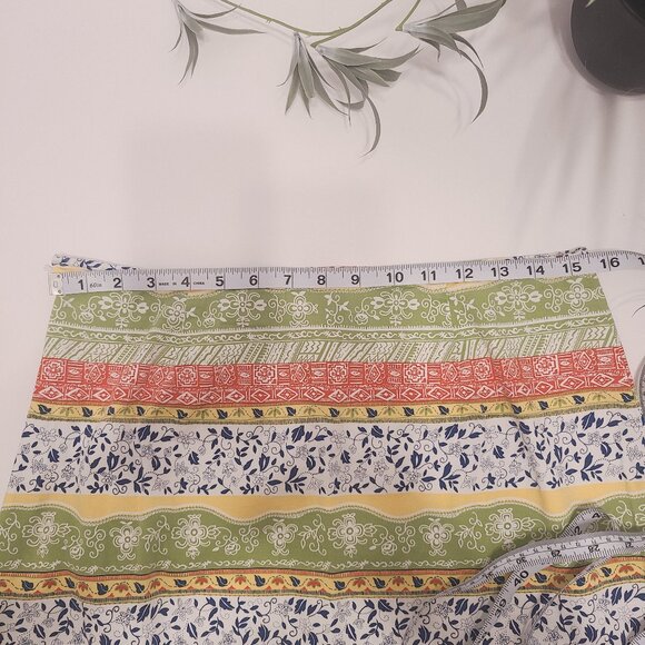 Madison Studio Boho Skirt Size 12 – Palm Tree & Floral Print, Cotton Blend - Picture 6 of 9